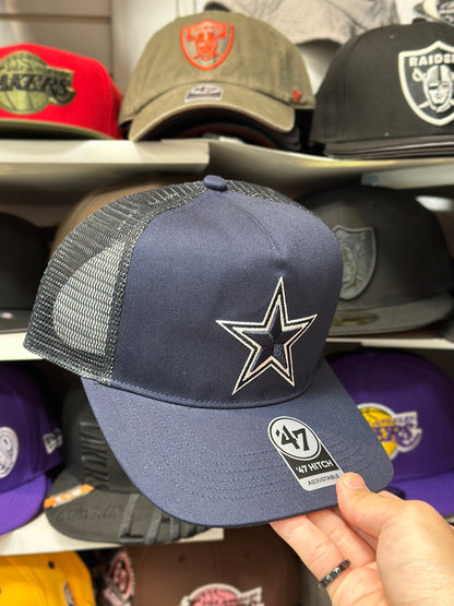 Dallas Cowboys NFL Trucker Snapback | '47 Brand Hitch, Cap | Navy