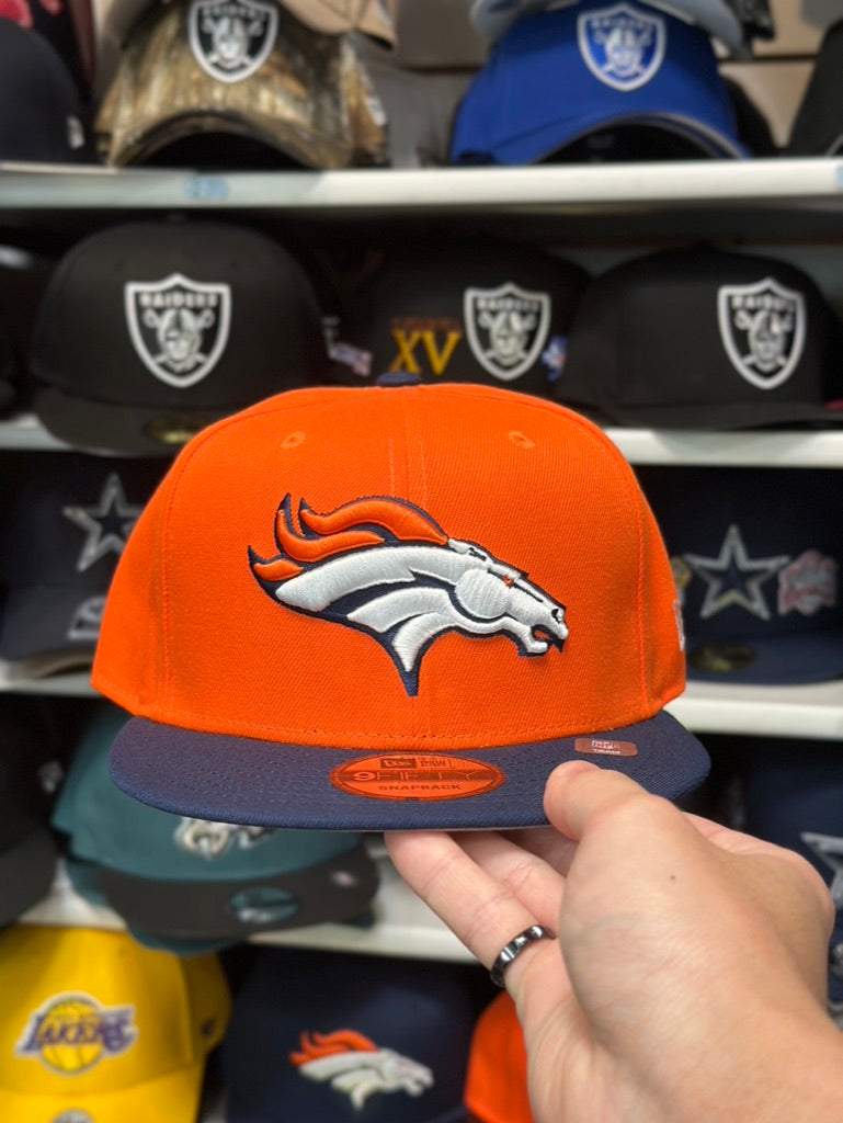 Denver Broncos NFL Snapback | New Era 9FIFTY Adjustable Snap | Orange/Navy