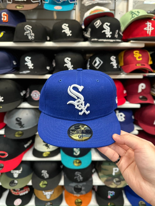 Chicago White Sox MLB Fitted Cap | New Era 59FIFTY Sized Cap | Blue