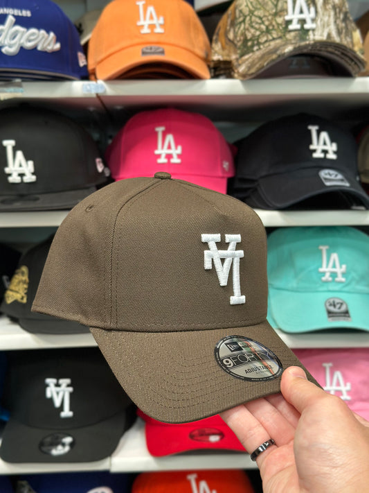 LA Dodgers Upside Down Reversible A-Frame Snapback | New Era 9FORTY | Brown