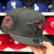New Era Toronto Blue Jays '40th Anniversary' Black/Red 9FIFTY Snapback - Product Image