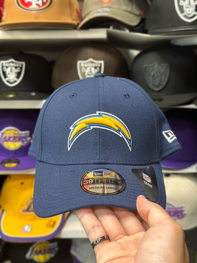 LA Chargers NFL Ball Cap | New Era 39THIRTY Adjustable Curve Cap | Blue