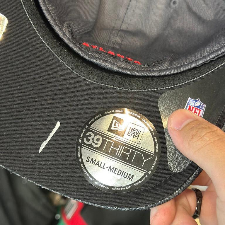 New Era Atlanta Falcon 39THIRTY Ball Cap Dark Gray - Product Image