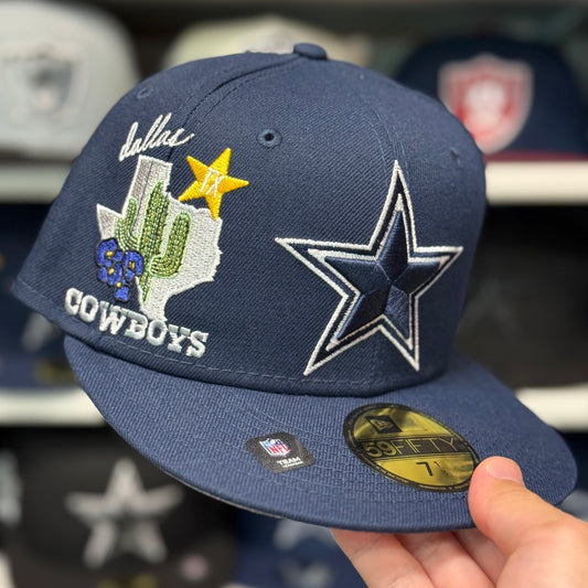New Era Dallas Cowboys 'Dallas Identity' 59FIFTY Fitted Hat | Navy