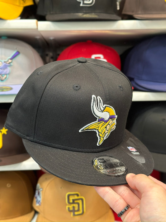 Minnesota Vikings NFL Snapback | New Era 9FIFTY Adjustable Snap | Black