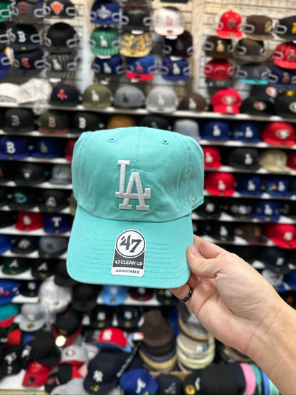 LA Dodgers MLB Dad Cap | '47 Brand Clean Up Adjustable Curve Hat | Color Options