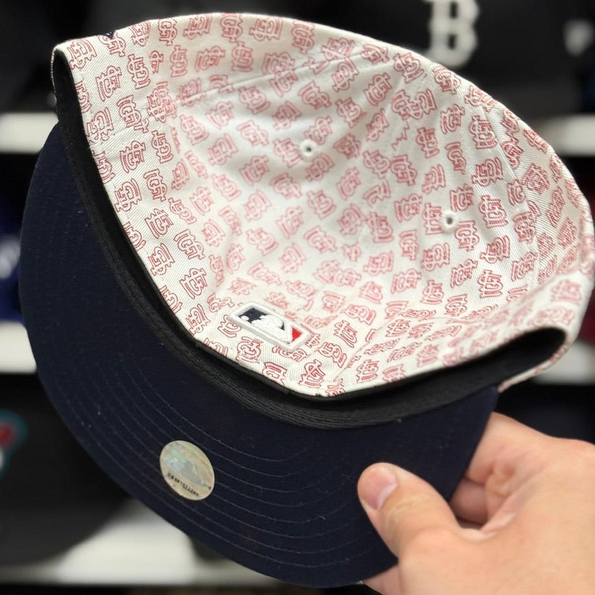 New Era St. Louis Cardinals 'Monogram' White 59FIFTY Fitted Hat - Product Image