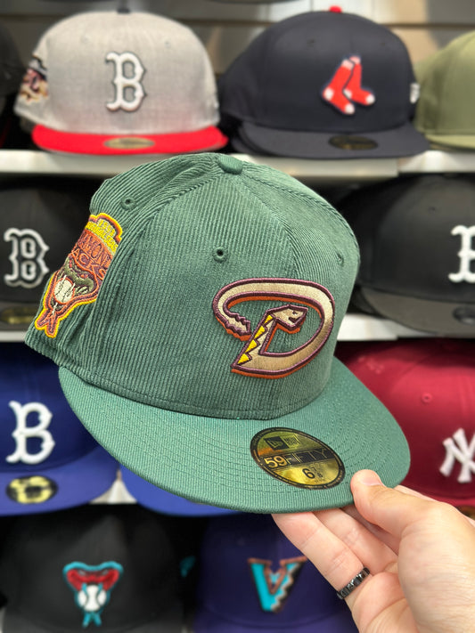 Arizona Diamondbacks MLB Corduroy | New Era 59FIFTY Sized Cap | Green