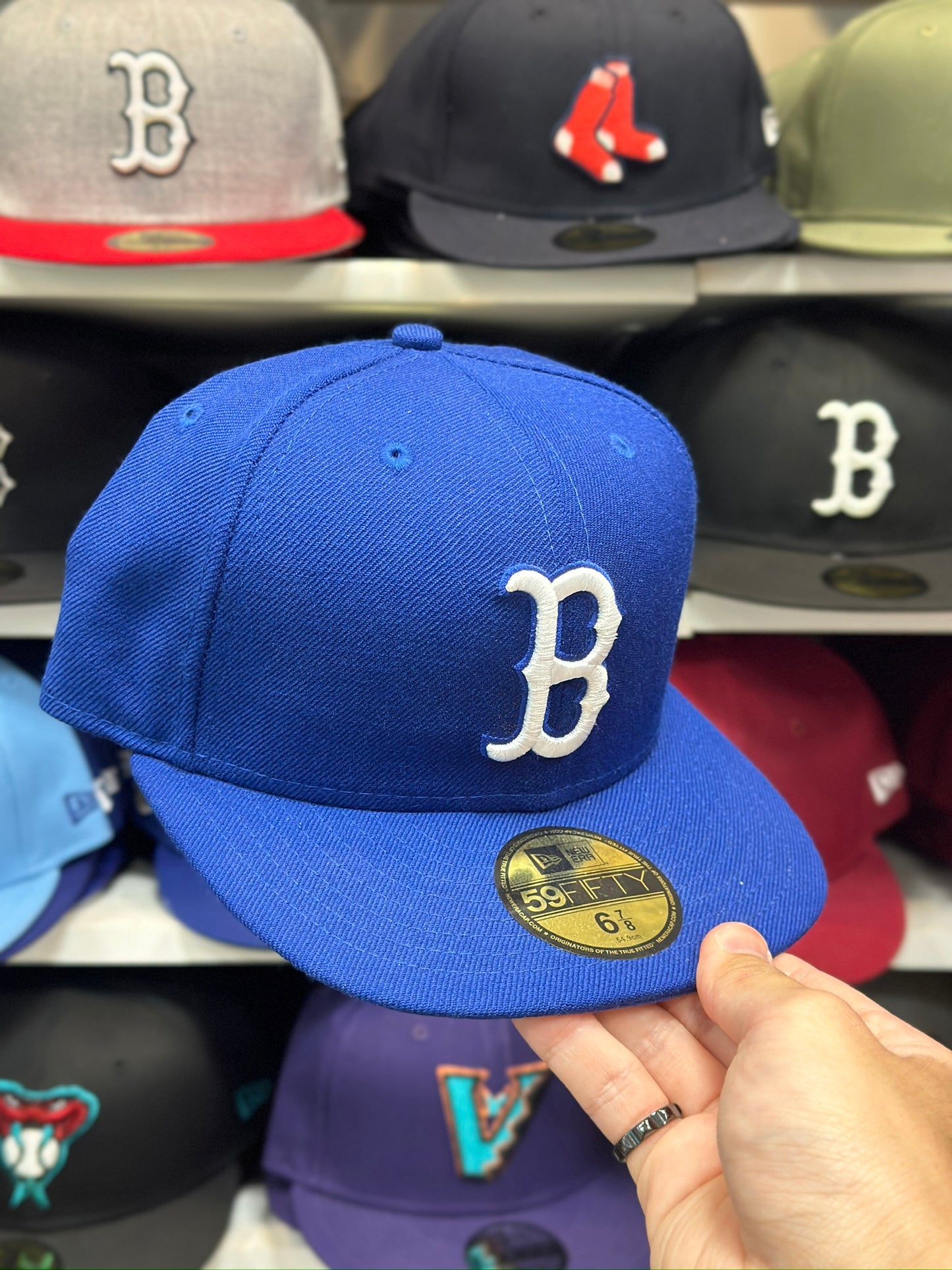 Boston Red Sox MLB Fitted Cap | New Era 59FIFTY Sized Cap | Blue