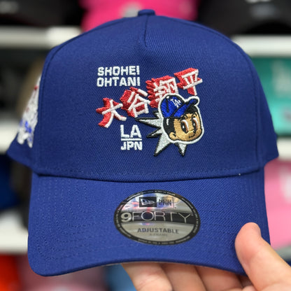 New Era Los Angeles Dodgers 'Anime Ohtani JPN to LA' A-Frame Blue 9FORTY Snapback - Product Image
