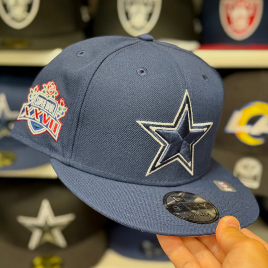 New Era Dallas Cowboy 'Super Bowl' 9FIFTY Snapback | Navy
