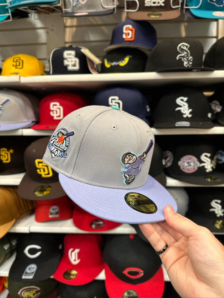 San Diego Padres MLB Summer Style | New Era 59FIFTY Fitted Cap | Silver/Periwinkle