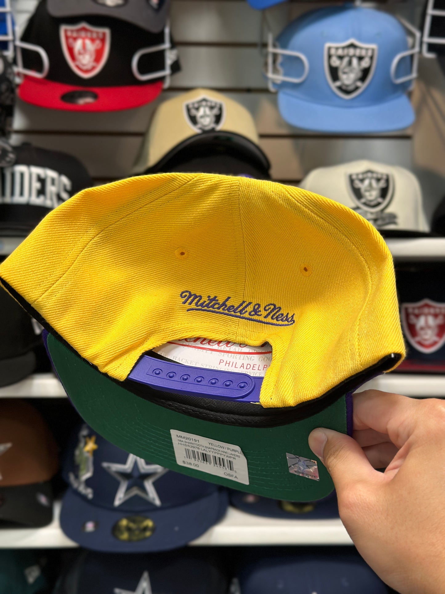 LA Lakers NBA Snapback | Vintage Mitchell & Ness Original Fit Adjustable Hat | Multicolor