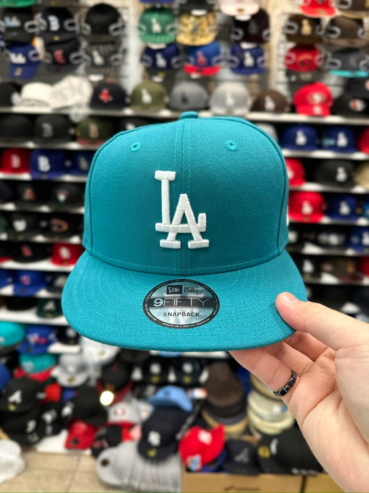 LADodgers MLB Snapback | New Era 9FIFTY Adjustable Snap | Teal