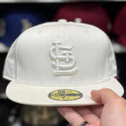 New Era St. Louis Cardinals All White 59FIFTY Fitted Hat