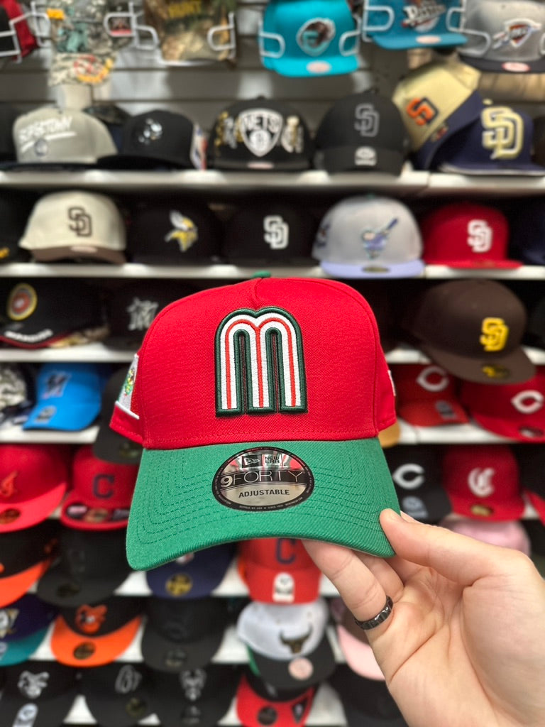 Mexico WBC World Baseball Classic | New Era 9FIFTY A-Frame Snapback | Red/Green