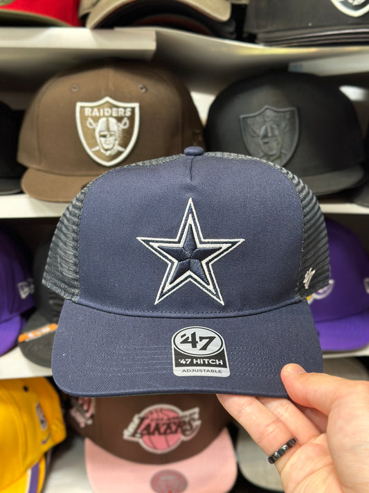 Dallas Cowboys NFL Trucker Snapback | '47 Brand Hitch, Cap | Navy