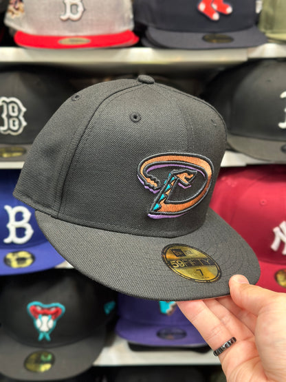 Arizona Diamondbacks MLB Fitted Cap | New Era 59FIFTY Sized Cap | Black