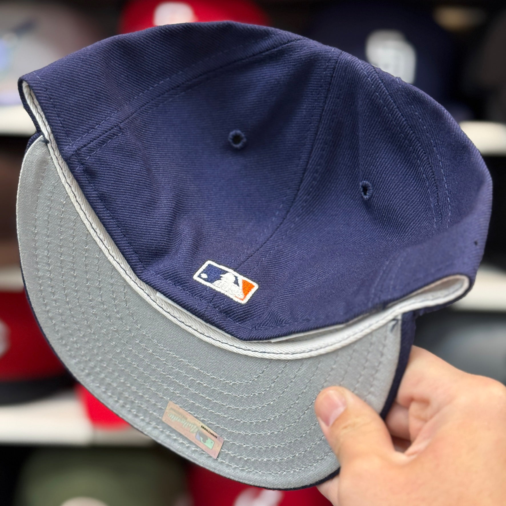 New Era San Diego Padres 'Throwback On-Field' Navy 59FIFTY Fitted Hat - Product Image