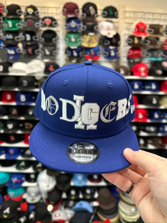 LA Dodgers MLB Font Pack | New Era 9FIFTY Snapback | Blue