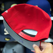 New Era San Francisco 49ers 'Script Logo' Red 9FIFTY Snapback - Product Image