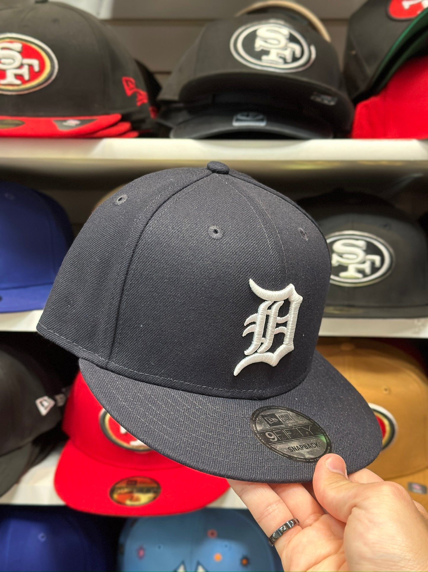 Detroit Tigers MLB Snapback | New Era 9FIFTY Adjustable Snap | Navy