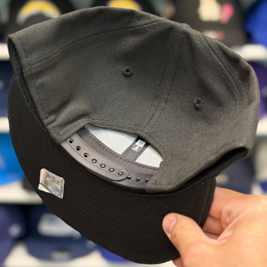 New Era Kansas City Chiefs Black 9FIFTY Adjustable Snapback Hat