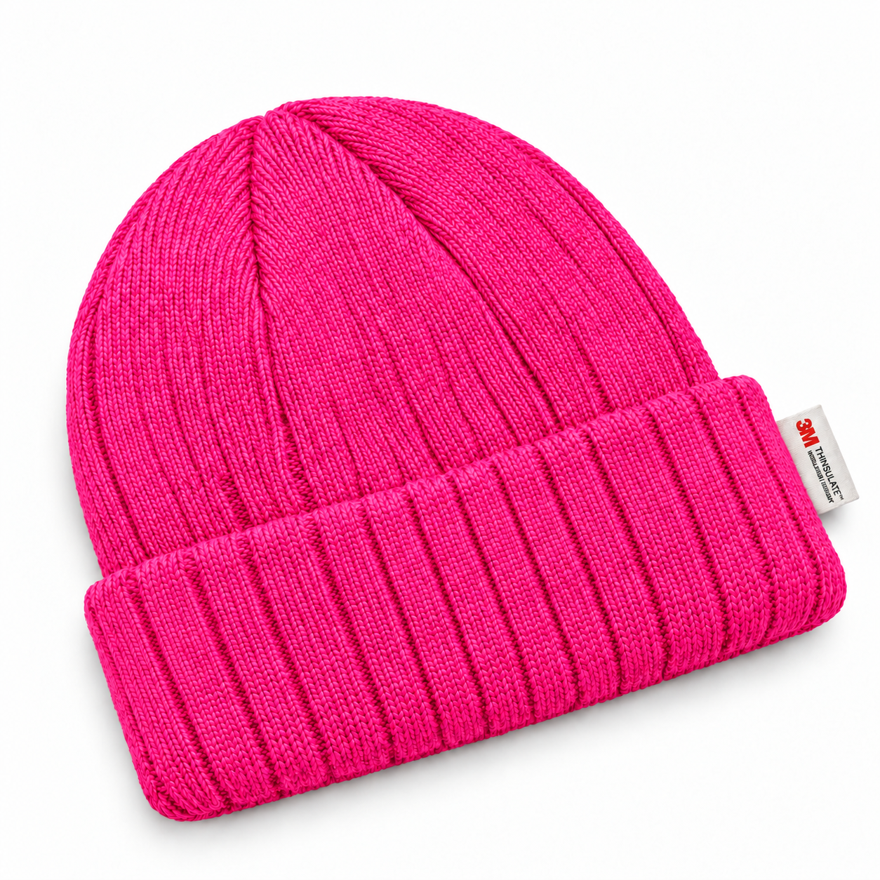 3M 40G Thinsulate Insulated Cuffed Knit Beanie - Hot Pink - Product Image