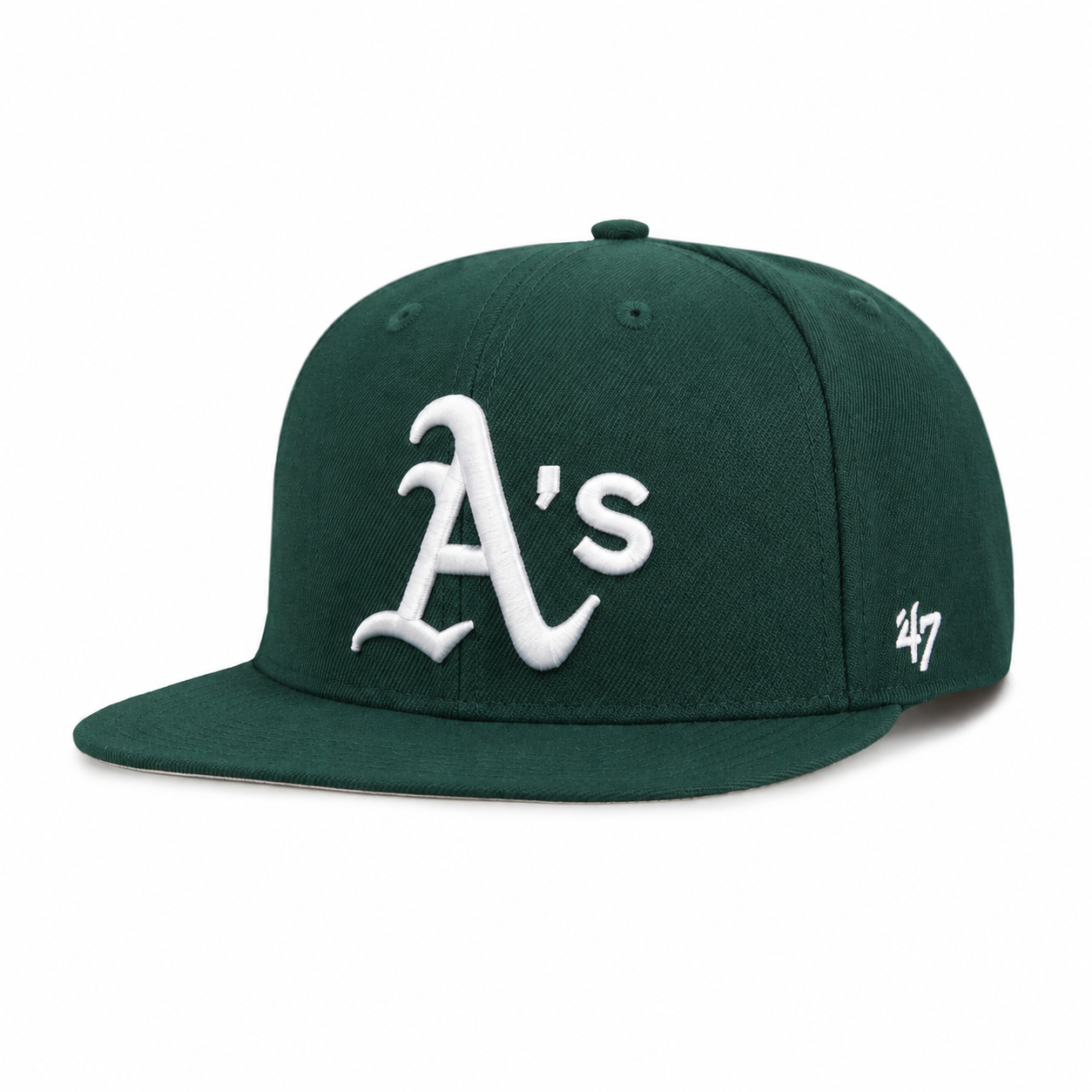 Oakland Athletics '47 Brand Captain Adjustable Snapback - Dark Green - Product Image