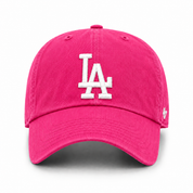 Los Angeles Dodgers '47 Brand Clean Up Adjustable Dad Cap - Hot Pink