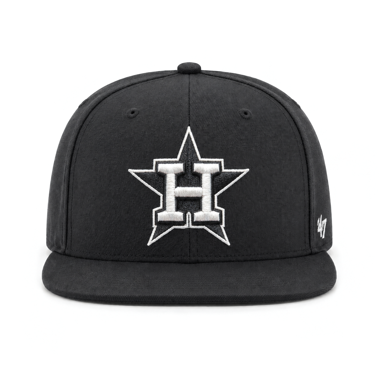 Houston Astros '47 Brand Captain Adjustable Snapback - Black - Product Image