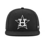 Houston Astros '47 Brand Captain Adjustable Snapback - Black - Product Image