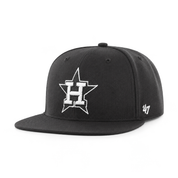 Houston Astros '47 Brand Captain Adjustable Snapback - Black - Product Image