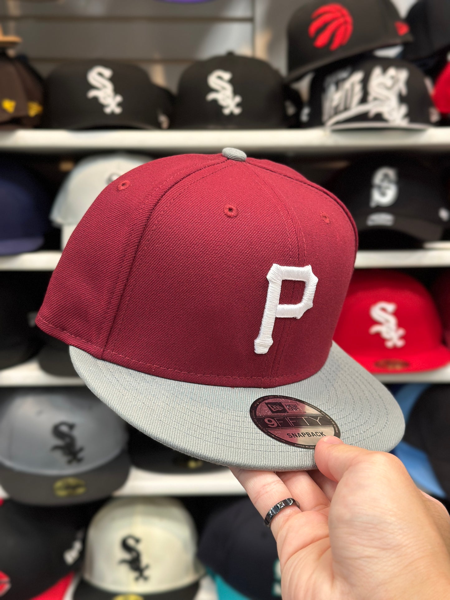 Pittsburgh Pirates NFL  Snapback | New Era 9FIFTY Adjustable Snap | Maroon/Silver