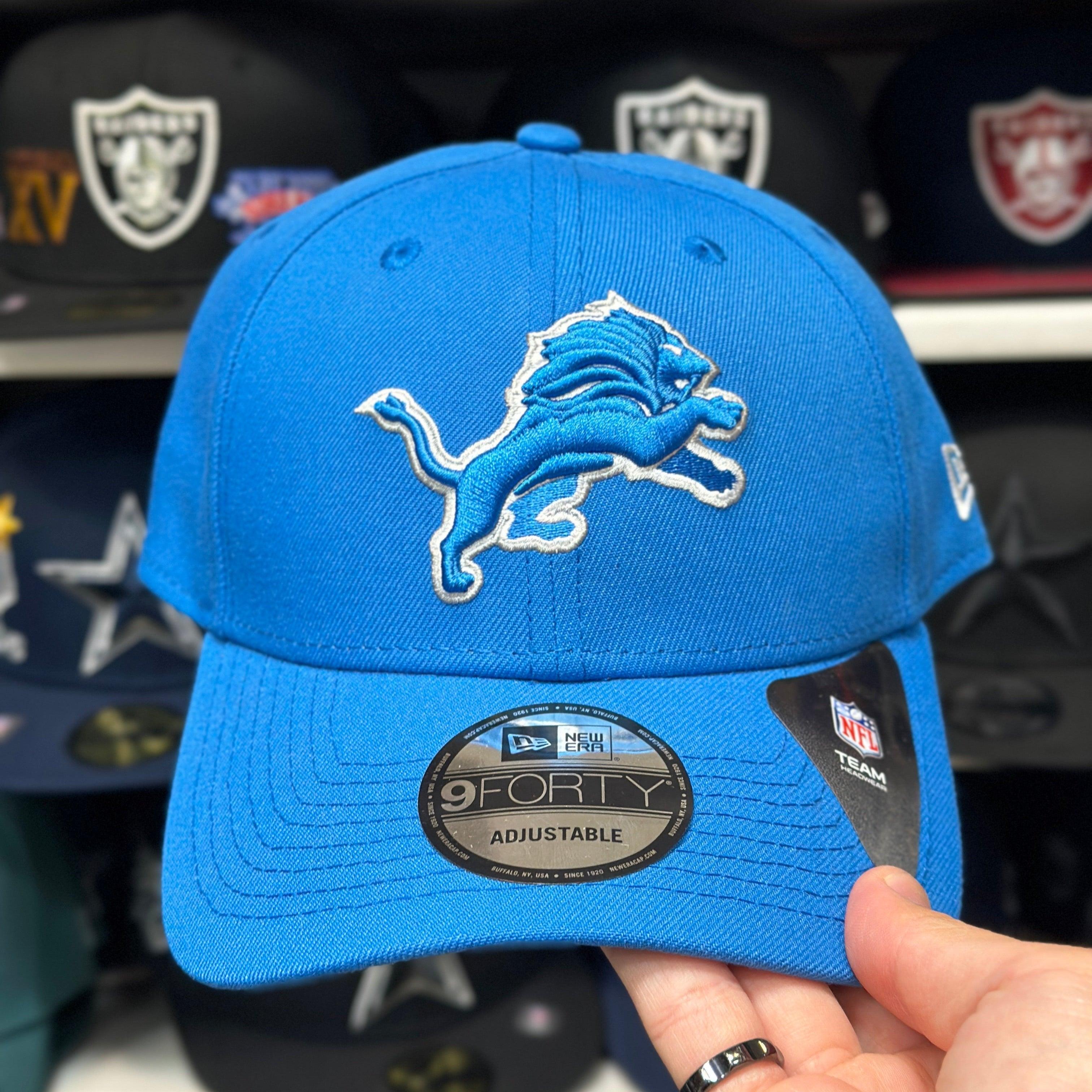 New Era Detroit Lions 9FORTY Ball Cap | Blue - Product Image