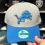 New Era Detroit Lions Era 9FORTY Ball Cap | Silver/Blue