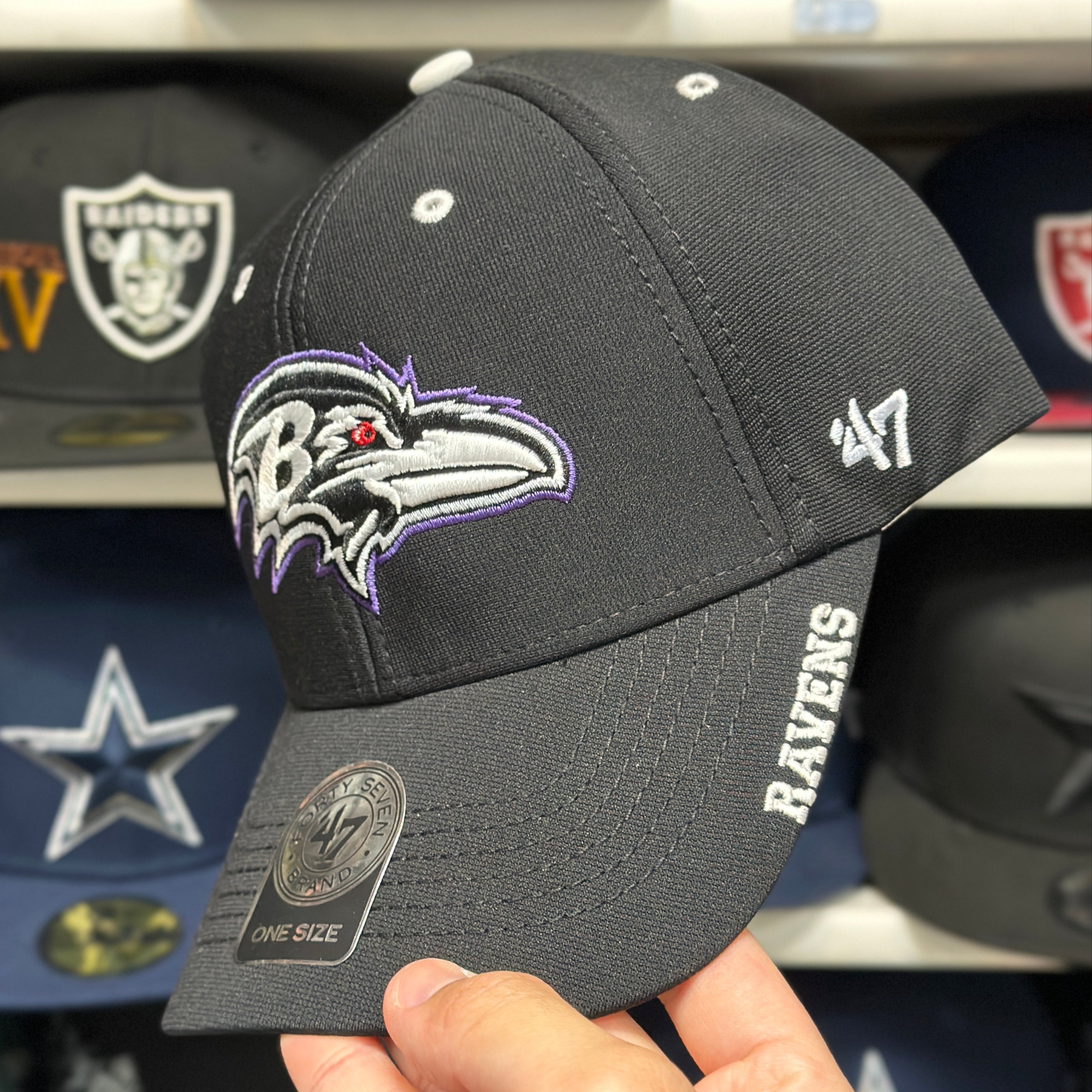 Baltimore Raven Black '47 Brand Baseball Cap - Product Image