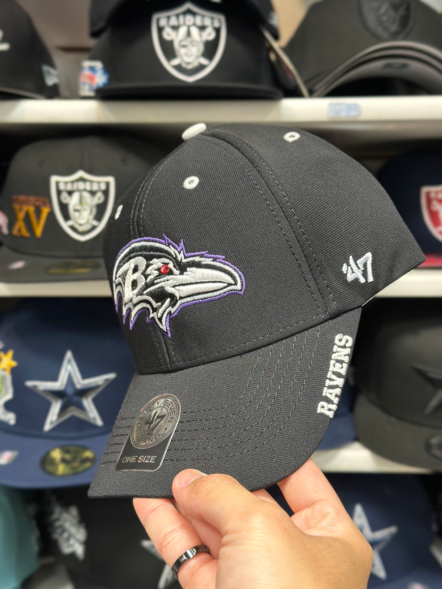 Baltimore Raven NFL Adjustable | '47 Brand, Ball Cap | Black