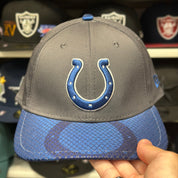 New Era Indianapolis Colts 39THIRTY Ball Cap Gray/Blue - Product Image