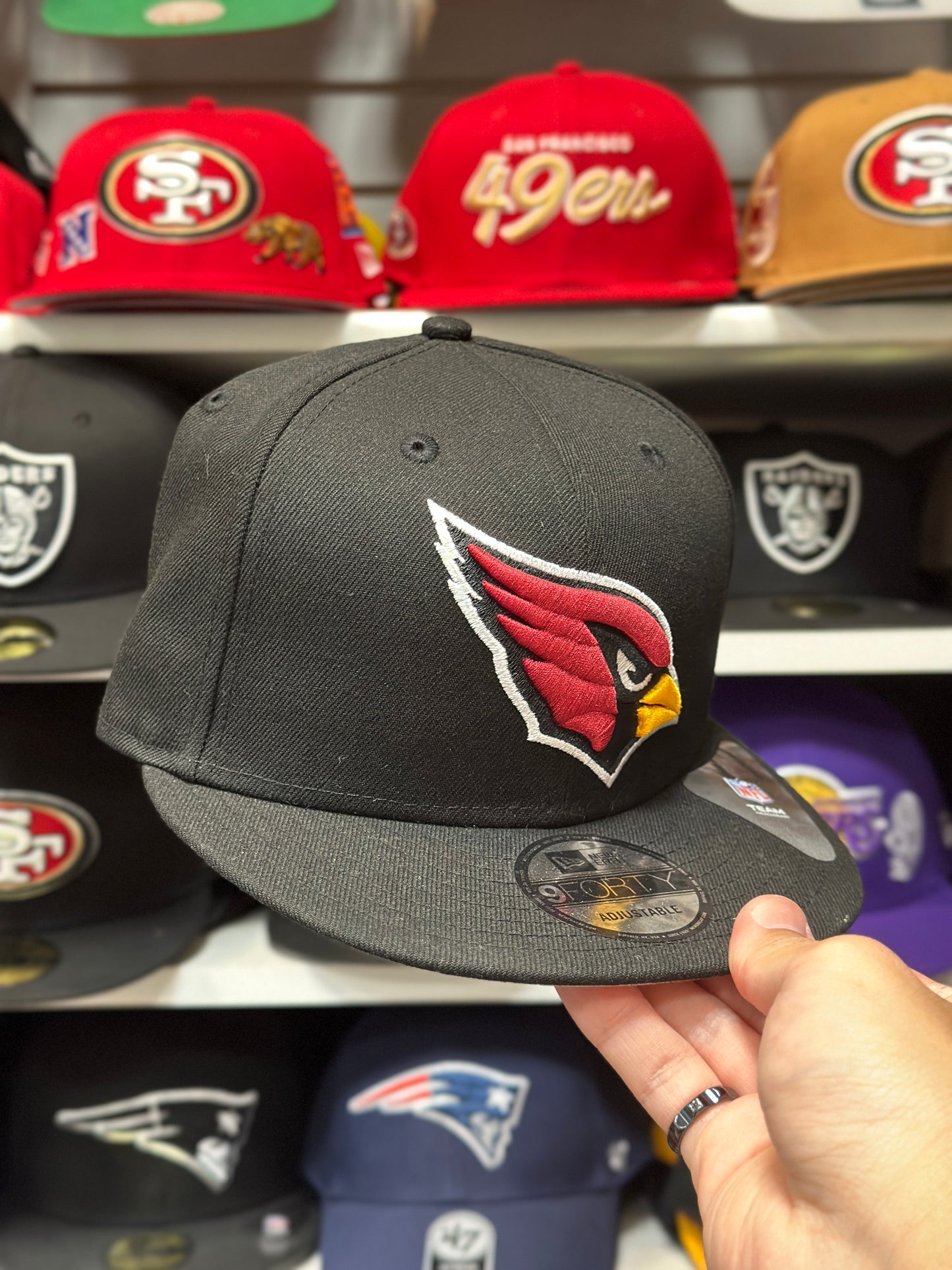 Arizona Cardinals NFL Snapback | Classic New Era 9FIFTY Adjustable Snap | Black