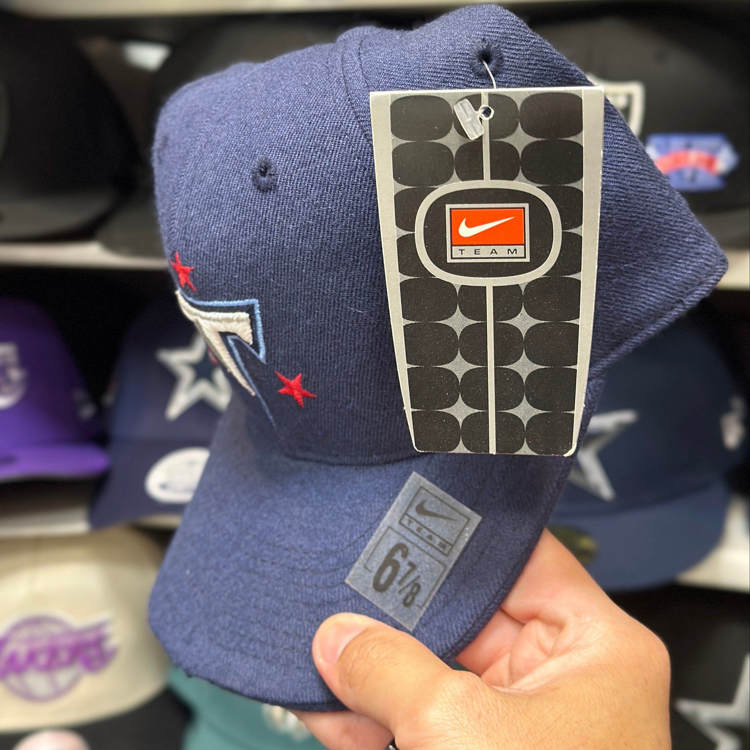 Tennessee Titans Nike Team Swoosh Flex Ball Cap | Black - Product Image