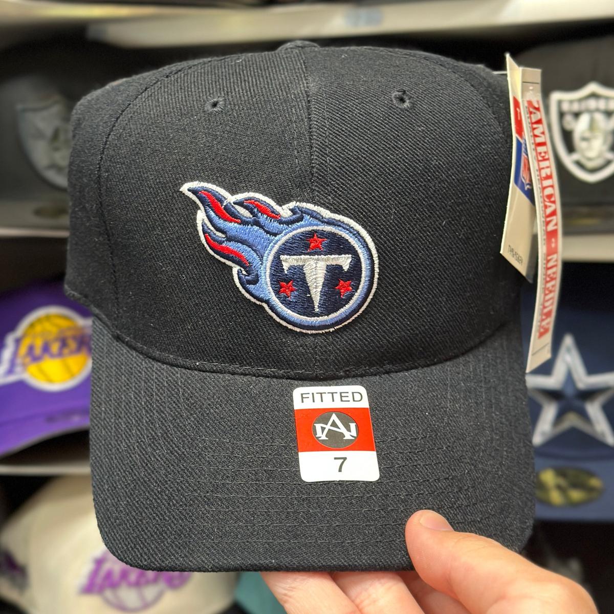 Tennessee Titans Vintage Fitted Hat Size 7 - Product Image