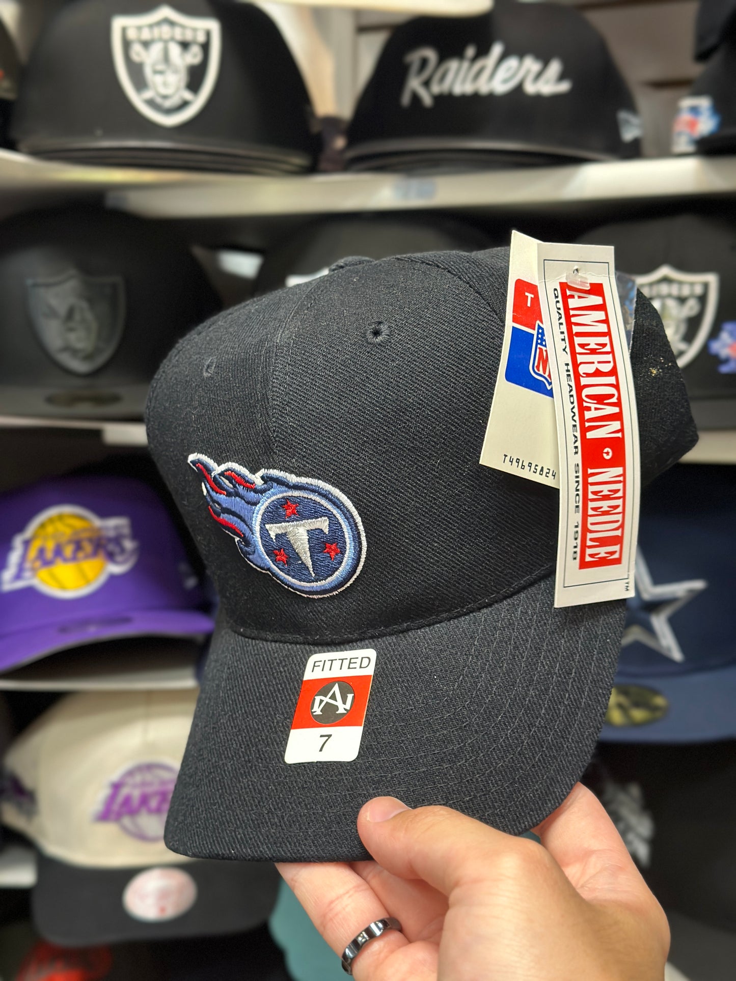 Tennessee Titans NFL Vintage Fitted | American Needle Sized Cap | Size 7