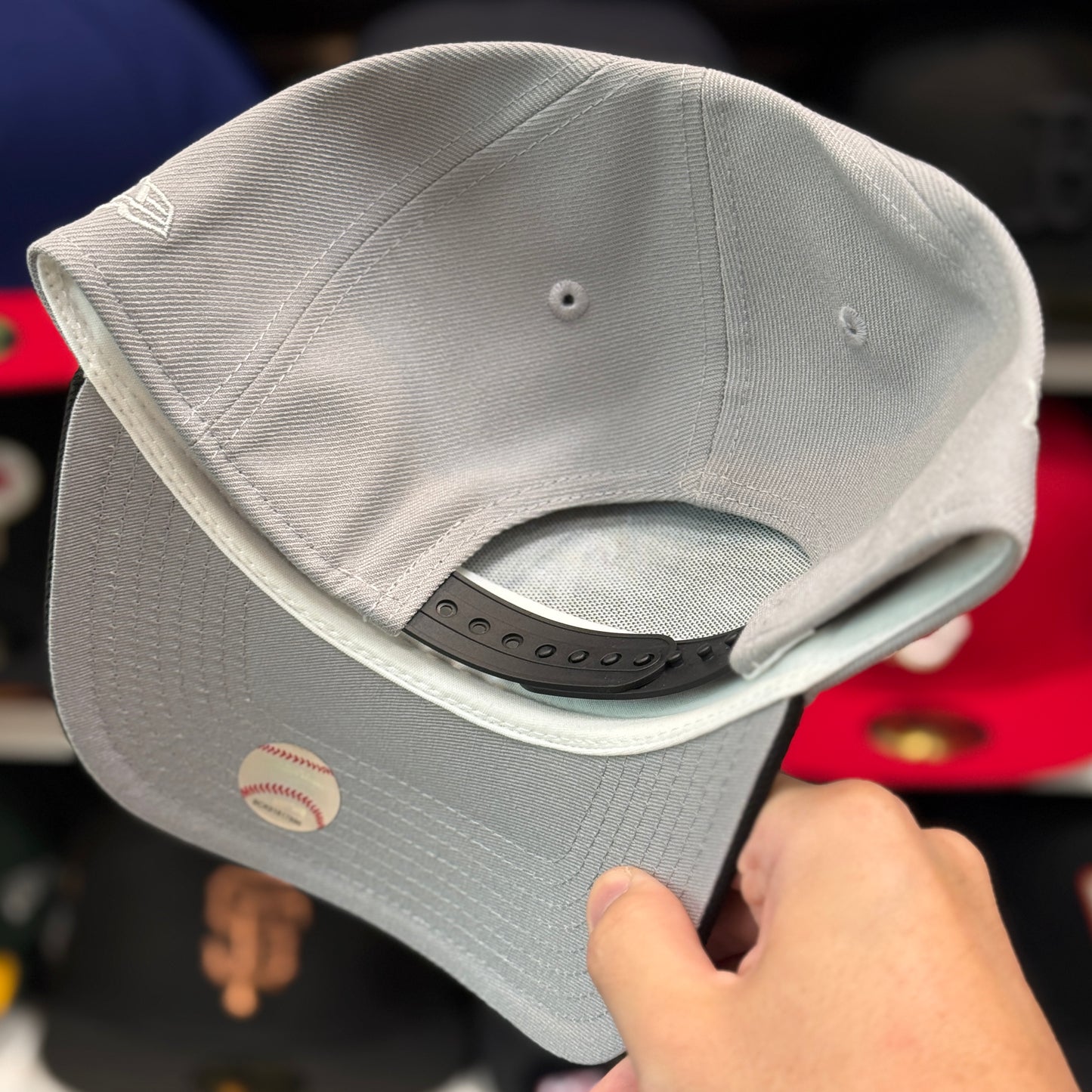 New Era Oakland Athletics '1998 World Series' A-Frame Silver/Black 9FORTY Snapback | Glow in the Dark