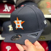 New Era Houston Astros 'World Series' A-Frame Navy 9FIFTY Snapback - Product Image