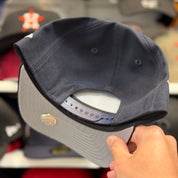 New Era Houston Astros 'World Series' A-Frame Navy 9FIFTY Snapback - Product Image
