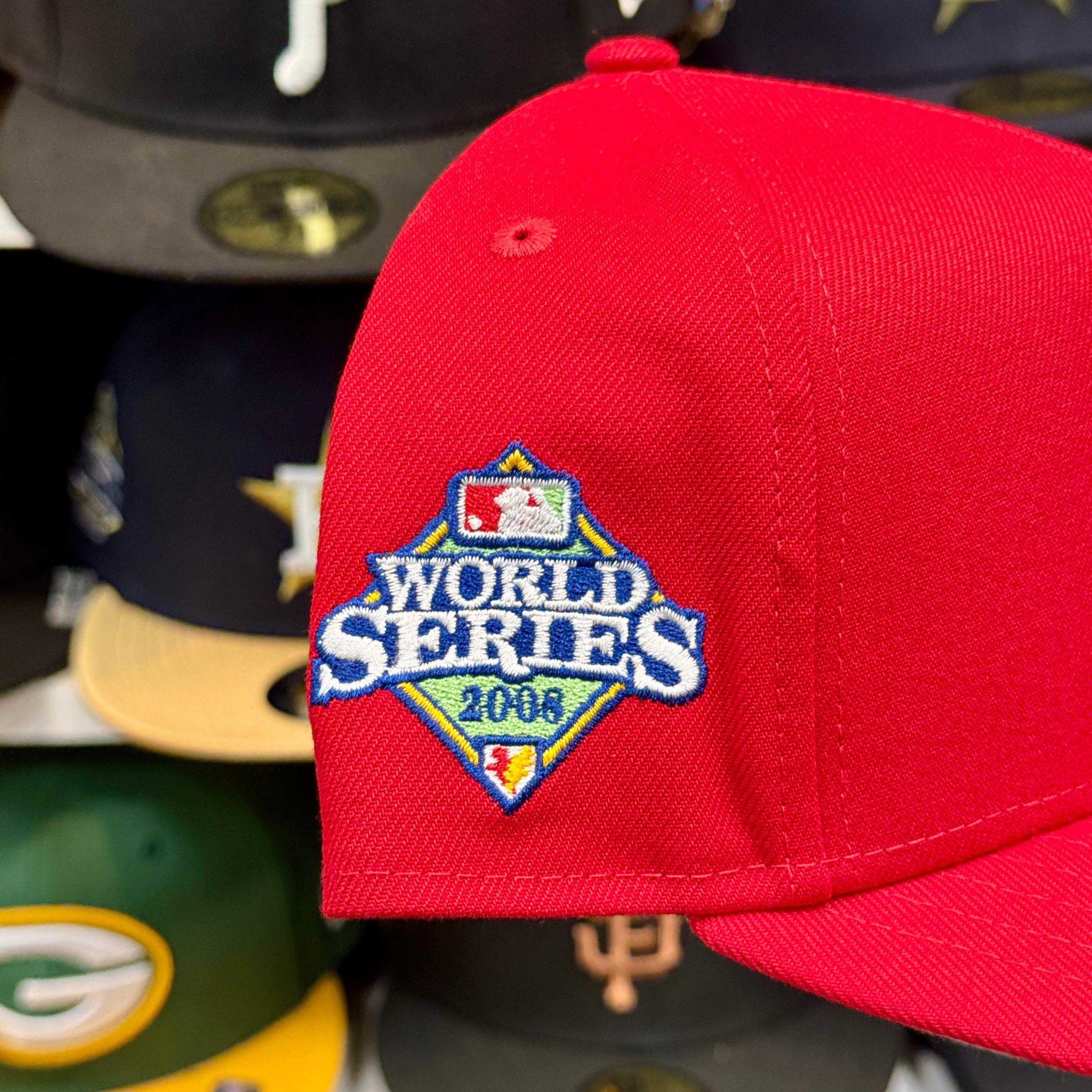New Era Philadelphia Phillies '2008 World Series' A-Frame Red 9FIFTY Snapback - Product Image