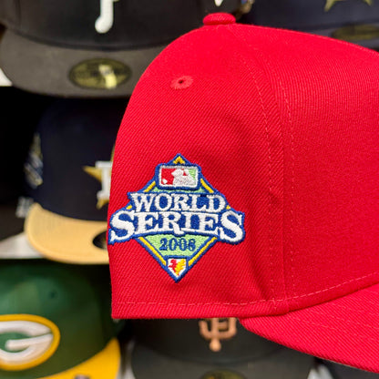 New Era Philadelphia Phillies '2008 World Series' A-Frame 9FIFTY Snapback Red