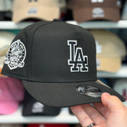 New Era Los Angeles Dodgers '60th Anniversary' A-Frame Black 9FIFTY Snapback - Product Image
