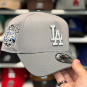 New Era Los Angeles Dodgers '40th Anniversary' A-Frame Silver/Grey 9FORTY Snapback - Product Image